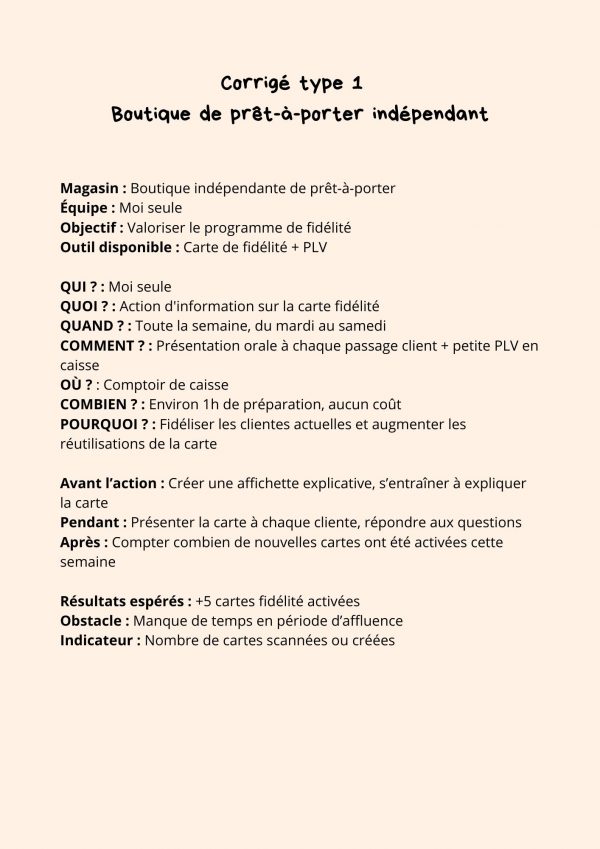 Organise ton action commerciale – Jeu pédagogique à imprimer – Image 13