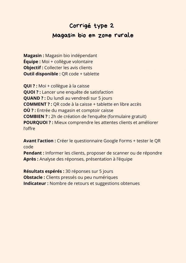 Organise ton action commerciale – Jeu pédagogique à imprimer – Image 14