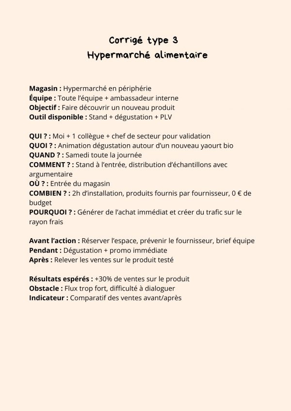 Organise ton action commerciale – Jeu pédagogique à imprimer – Image 15