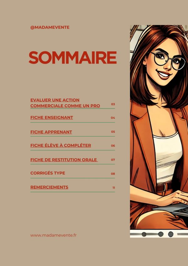 Évalue une action commerciale – Jeu pédagogique à imprimer – Image 3