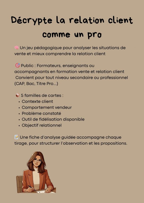 Décrypte la relation client – Jeu pédagogique à imprimer – Image 4