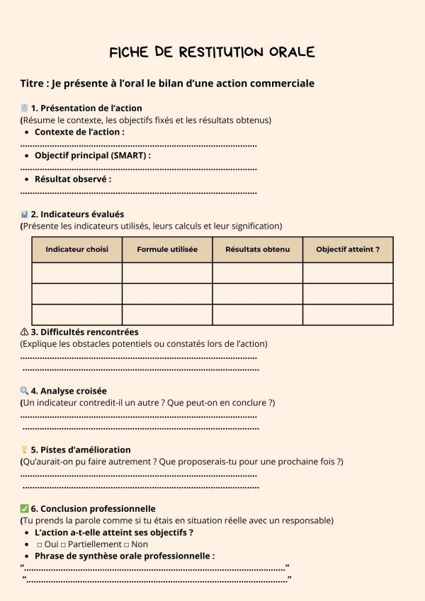 Évalue une action commerciale – Jeu pédagogique à imprimer – Image 8