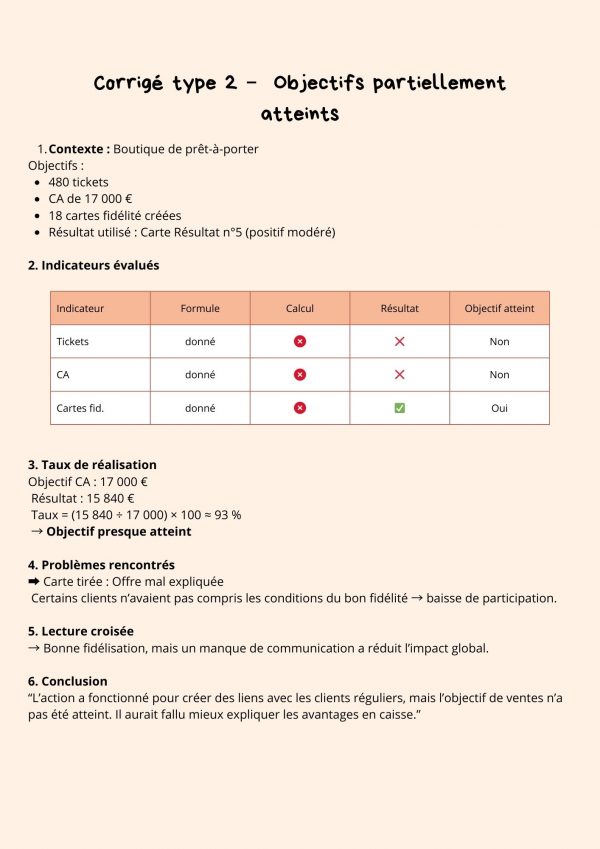 Évalue une action commerciale – Jeu pédagogique à imprimer – Image 10